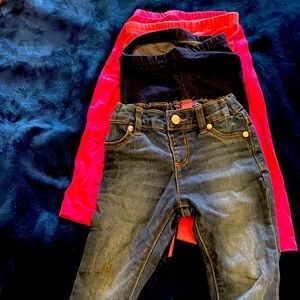 Jeans and leggins for girls 2T